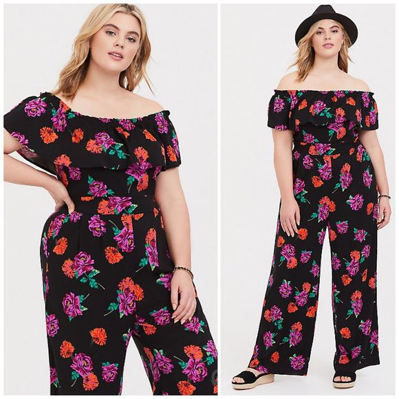 torrid jumpsuit floral